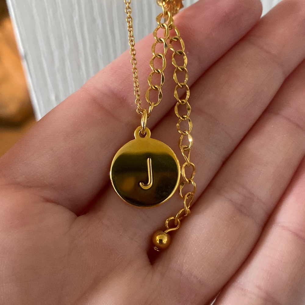 Kate Spade J Initial Necklace